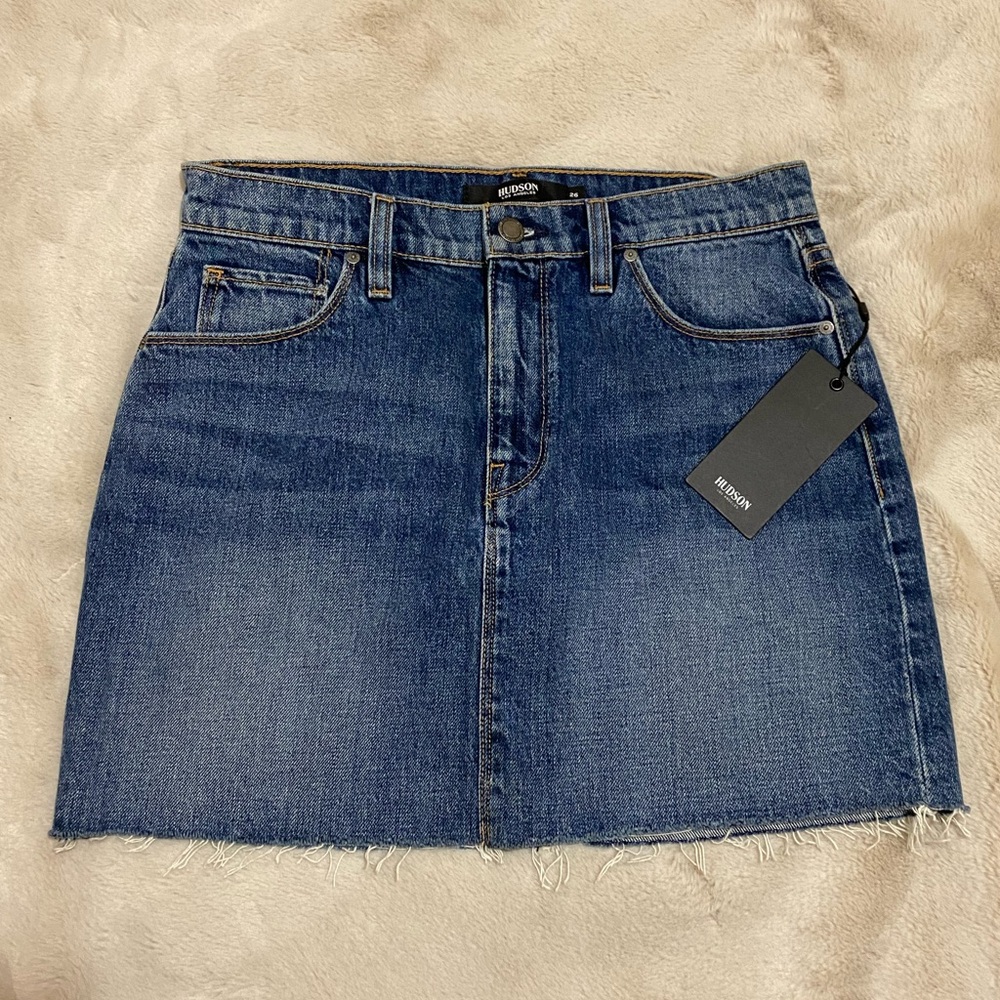 Hudson jean mini skirt, size 26, brand new with tags